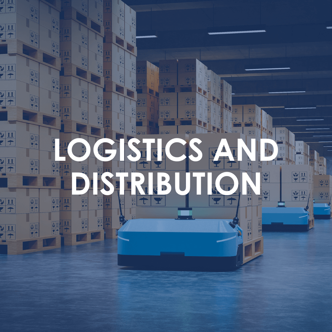 industrial recruitment - logistics and distribution Industrial Recruitment - tall stacks of carboard bozes in a warehouse