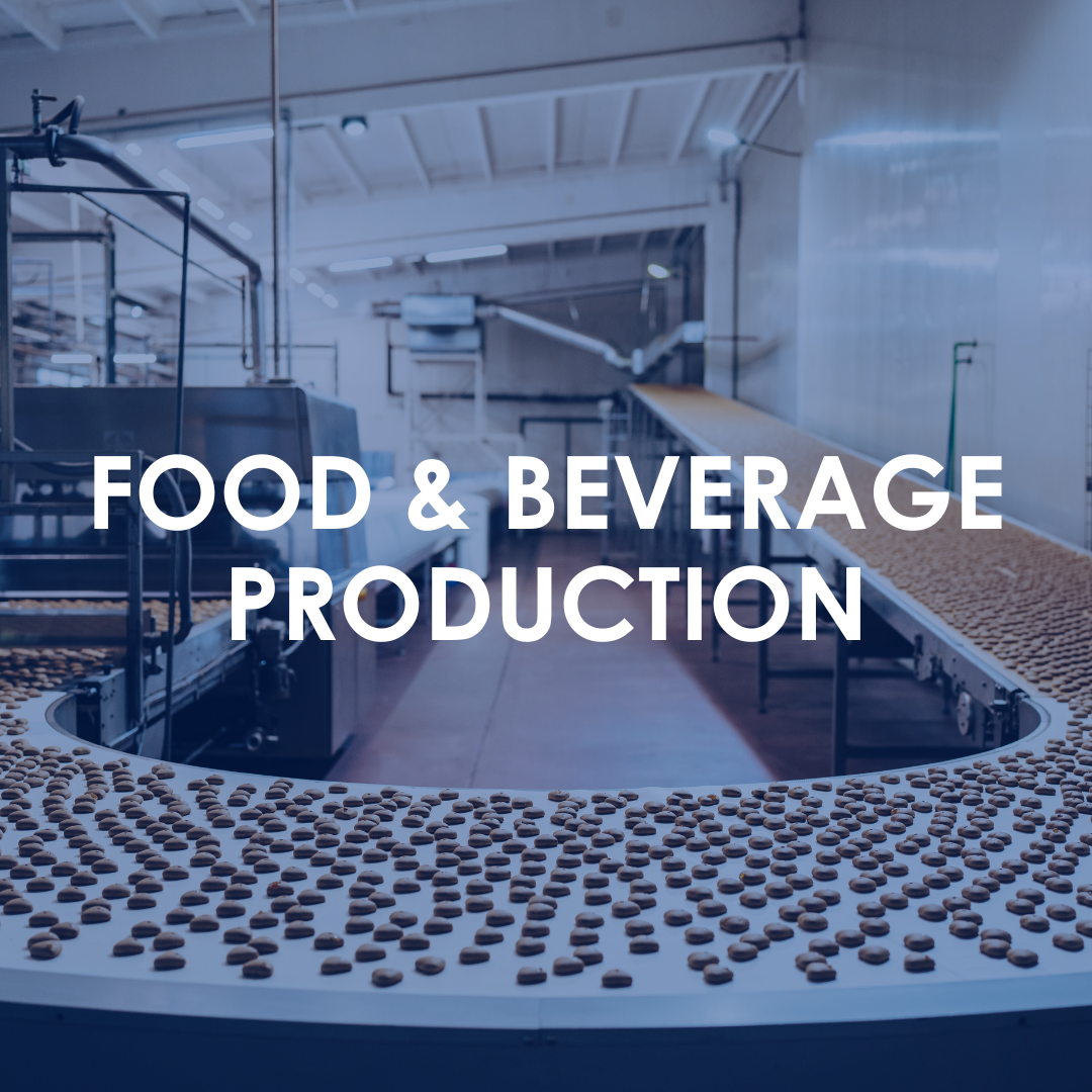 industrial recruitment - food and beverage production I~ndustrial recruitment - picture of a food production line with chocolates